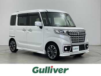 スズキ スペーシア カスタム HYBRID XS ターボ 純正純正8型ナビ 全方位 両パワ ETC 地デジ