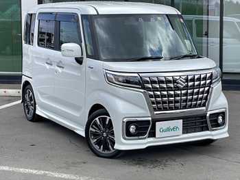 スズキ スペーシア カスタム HYBRID XS ターボ 純正SDナビ 追従クルコン  両パワスラ