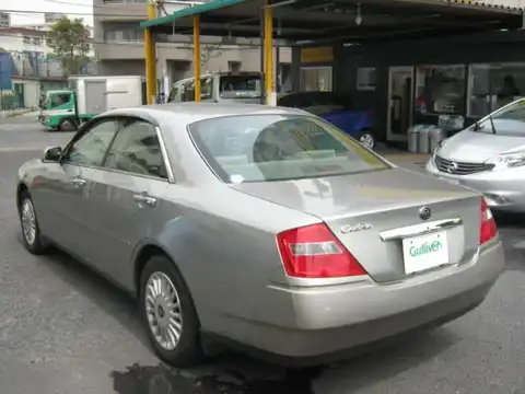 カタログ画像：セドリック （CEDRIC） ２５０Ｌ ＦＯＵＲ 2000年10月 GF-ENY34 2500cc ミストシルバー（Ｍ） 燃費8.6km / l バック