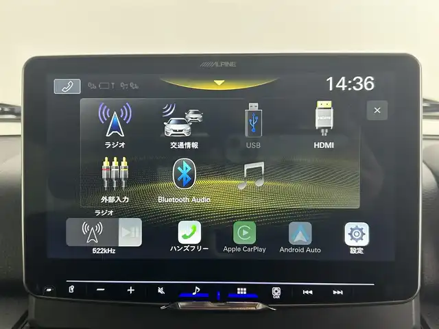 スズキ ジムニー XC 道央・札幌 2022(令4)年 1.9万km キネティックイエロー/ブラックトップ2トーン ・４WD/・寒冷地仕様/・ディスプレイオーディオ（ALPINE）/・BT/AUX/USB/AppleCarPlay、AndroidAuto/・フルセグTV/・バックカメラ/・ビルトインETC2.0/・ドライブレコーダー/・衝突軽減ブレーキ/・レーンキープアシスト/・クルーズコントロール/・ダウンヒルアシストコントロール/・横滑り防止装置/・D+N席シートヒーター/・オートライト/・LEDライト/・LEDフォグランプ/・純正16インチAW/・純正フロアマット/・プッシュスタート/・スマートキー/・スペアキー/・保証書/・取扱説明書