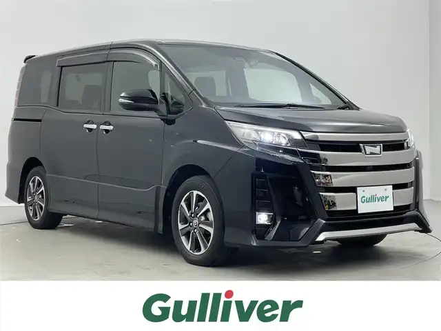 トヨタ ノア Si ダブルバイビーⅡ 埼玉県 2019(令1)年 4.8万km ブラック 純正９インチナビ　純正１２インチフリップダウンモニター　バックカメラ　ＥＴＣ２．０　両側パワースライドドア　セーフティセンス　クルーズコントロール　プリクラッシュセーフティ　オートハイビーム