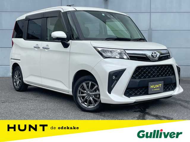 トヨタ ルーミー G 千葉県 2020(令2)年 4.6万km パールホワイトⅢ 衝突軽減ブレーキ/全方位カメラ/両側パワースライドドア/純正７インチＳＤナビ/Ｂｌｕｅｔｏｏｔｈ/シートヒーター/ＬＥＤヘッドライト/オートライト/社外１４インチアルミホイール/コーナーセンサー
