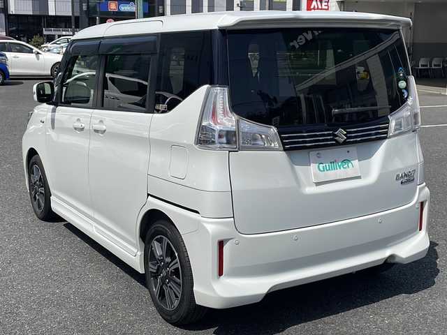 スズキ ソリオ バンディット HV MV 千葉県 2018(平30)年 4.2万km ピュアホワイトP 社外メモリーナビMDV-D7068TW/フルセグTV/CD/DVD/BT接続/USB端子入力/ETC/パドルシフト/追従式クルーズコントローラー/衝突被害軽減システム/レーンアシスト/コーナーセンサー/純正アルミホイール/D席シートヒーター/スペアキー/社外フロアマット/オートライト/片側パワースライドドア/LEDヘッドライト/プッシュスタート/ドアバイザー