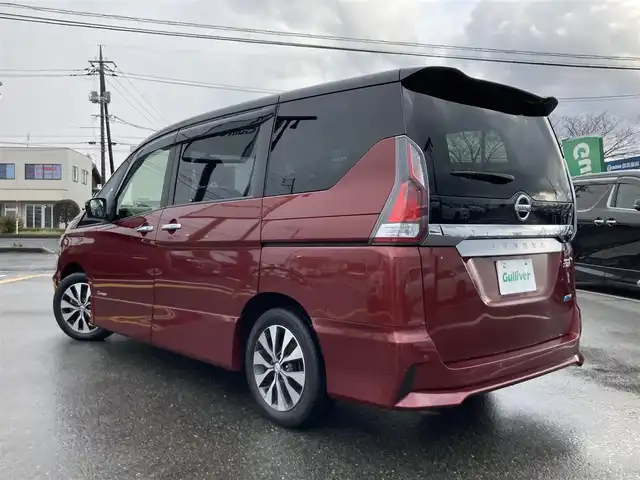 日産 セレナ ハイウェイスター G 鳥取県 2016(平28)年 4.3万km マルーンレッド 2トーン 純正ナビ/フルセグ/CD/BT/AUX/アラウンドビューモニター/ETC/両側パワースライドドア/セーフティパックB/プロパイロット/クリアランスソナー/LEDヘットライト/純正16インチアルミホイール/プッシュエンジンスタート/アイドリングストップ/純正フロアマット/スペアキー
