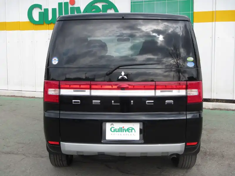 カタログ画像：デリカＤ：５（DELICA D:5） Ｇ パワーパッケージ 2014年4月 DBA-CV5W 2400cc ダイヤモンドブラックマイカ バック